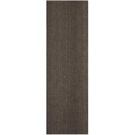 Safavieh 2 ft. 6 in. x 8 ft. Runner Casual Brown Natural Fiber Rug NF447D-28